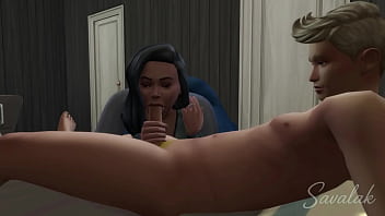 Preview 2 of Xxx Pim Xexh Bo Dit Con 12 Tuoi - Step mother is hungry for her little Kevin and wants him to sleep well.