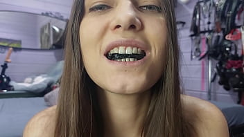 Preview 3 of Real Brother And Sister Fuck - Black bubble gum loud chewing (asmr)