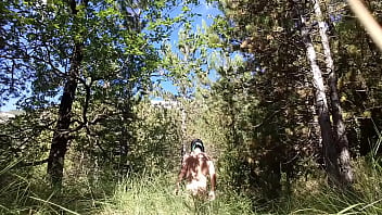 Preview 2 of Xxxavideos Eos - Pee and cum outdoor