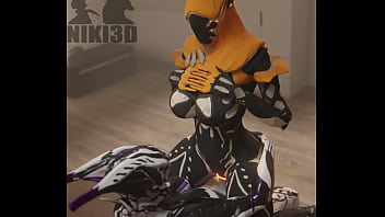 Preview 4 of Perforce Sex Videos - Valkyr and Wisp Warframes banging on the bed