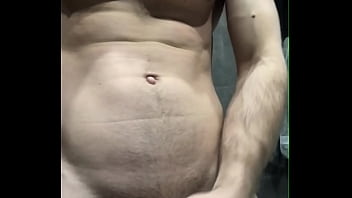 Preview 3 of Arfa Faye - Jerking off a BIG dick in the bathroom! Finished with moans! Lots of CUM! Muscular straight guy!