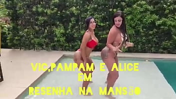 Preview 1 of Suport Wolf Indonesia - Pr&eacute_via de Resenha na Mans&atilde_o,  veja o que rolou com as gatas Pampam ,  Victoria hot e Alice .