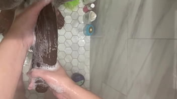 Preview 2 of Aunty Her Nephew - Hot Curios 18 Year Old Teen Enjoys Cleaning Stepbrother Monster Cock ! She Made His Big Dick Cum Twice In 5 Minutes