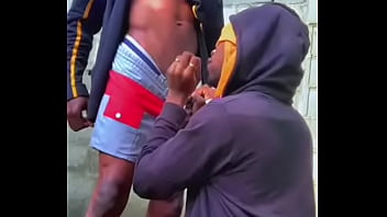 Preview 2 of Scat Huuman Toilet - Fucking behind the hostel
