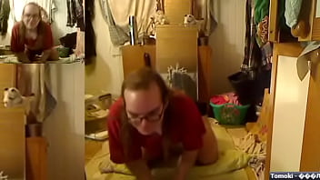 Preview 1 of Mathar And San Xxx Video - Learning to Dance Cutely 45,  trying crawling around(4 days and 4 dances since last orgasm,  20220713)