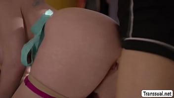 Preview 3 of Cream Chut Chudai - Busty Shemale fucks the wet pie of her MILF neighbor