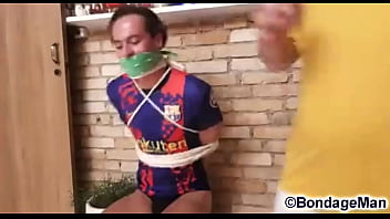 Preview 2 of Sexxxx Bf - Matheuz Henk tied up and gagged for the first time moaning struggling helpless | PREVIEW