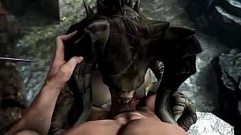Preview 3 of Frost Time Hapsi Xxx Co - Deathclaw blowjob