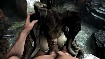 Preview 1 of Frost Time Hapsi Xxx Co - Deathclaw blowjob