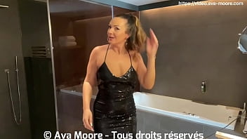 Preview 1 of Rose Kelly Patreon - Salope fran&ccedil_aise excit&eacute_e se fait baiser sauvagement et gicler sur la chatte pour la nouvelle ann&eacute_e
