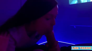 Preview 1 of Very Small Gay Boy Sex Young Boy - pov amateur blowjob by 18 year old petite teen lisa takami
