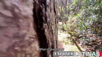 Preview 2 of Aggressive Gay Fuck - ExposedLatinas - I fuck my neighbour MILF in the woods - Alexa Lewis
