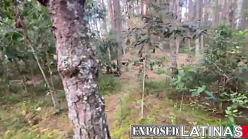 Preview 3 of Aggressive Gay Fuck - ExposedLatinas - I fuck my neighbour MILF in the woods - Alexa Lewis