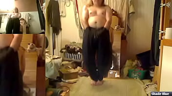 Preview 2 of Afghanistan Kabol Young Local - Learning to Dance Cutely 43,  pants only(3 days and 2 dances since last orgasm,  20220712)