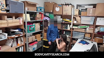 Preview 3 of Shoplifter Cry Forced - BodyCavitySearch - Lucky Guard Fucking Innocent Thiefs At Work
