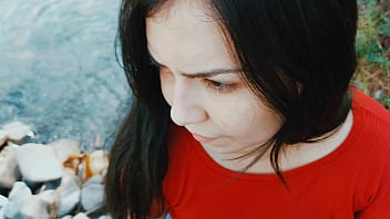 Preview 1 of New Blackcom Xxx Video 2018 - Arriesgado blowjob apasionado en la naturaleza al aire libre