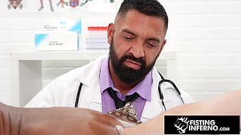 Preview 2 of Mom Squrtinh - Kinky Patient Fisted n&#039_ Extracted - Dominic Pacifico,  Nathan Daniels - FistingInferno