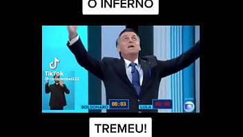 Preview 2 of Milf Sucking A Young Black Cock - Bolsonaro comendo cu do Lula sem camisinha e sem cuspi