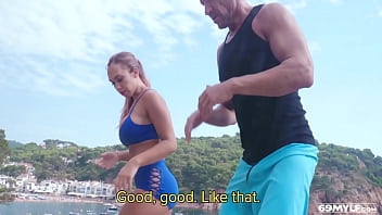 Preview 1 of Sex Live Action Naked - Briana Banderas Offers Well Deserved Prize
