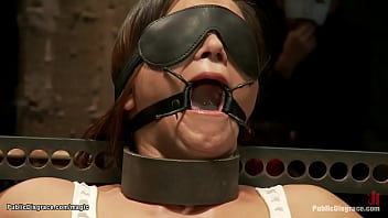 Preview 2 of Rep Sex Mobi Download - Bound slave rough fucked in public