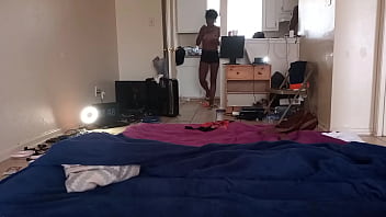 Preview 4 of Www Son Rep Step Mom Sex - Curvy Caramel Milf Taking a Shower