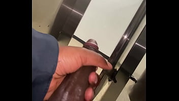 Preview 3 of Sareesex Indian - Cumshot In Womens Publc Restroom (Open Door)