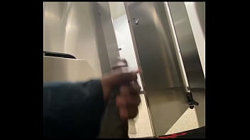 Preview 4 of Sareesex Indian - Cumshot In Womens Publc Restroom (Open Door)