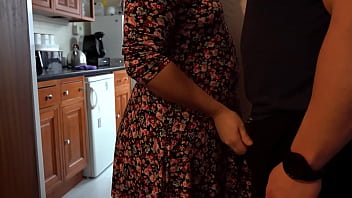 Preview 1 of Bideos Pornos - Big Butt Wife Gets Creampied By Lover as Cuckold Husband Watches and Jerks Off