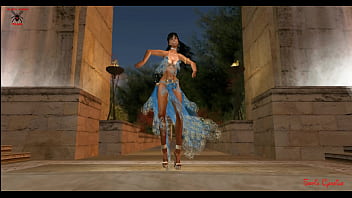 Preview 3 of Ssx Pjt - FANTASY GIRL BLUE BELLY DANCER