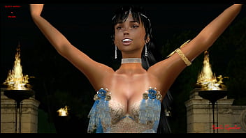 Preview 4 of Ssx Pjt - FANTASY GIRL BLUE BELLY DANCER