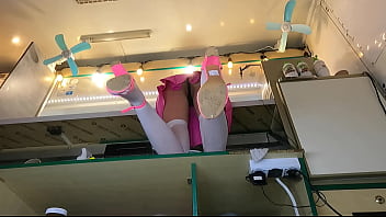 Preview 4 of 18 Yars Gerl In Xxx Vedeo - Hot babe upskirted at work shaking ass,  bending over and spreading legs nicely