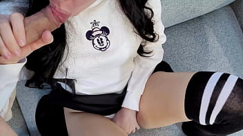 Preview 2 of Clup Pussy - Pretty student in sexy outfit lets teacher fill her pussy with cum