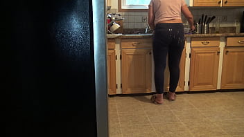 Preview 4 of Vfxxx Newsmol - My Turkish Stepmom Almost Caught Me Masturbating and Cumming On Her Big Ass