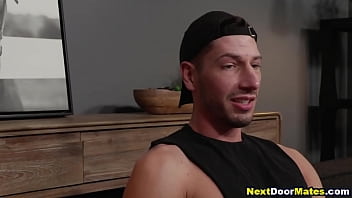 Preview 1 of Fatrie Foxx - Broken hearted guy fucks his gay roommate