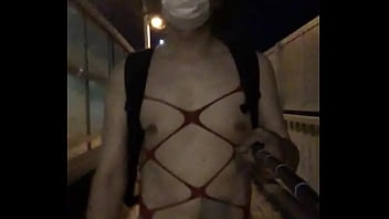 Preview 2 of Hot Xxx Mota Boba Romense Video - 女装子まゆの自撮り野外露出