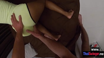 Preview 3 of Natural Boob Compilation - Big ass Asian teen fucked after hot workout and after she gave a blowjob
