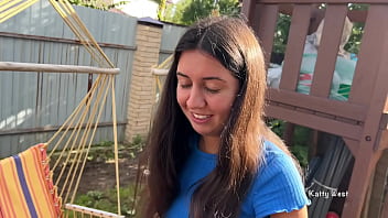 Preview 1 of Wwwewxxx - Fucked a cutie in a street gazebo on the morning after registration