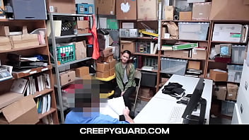 Preview 1 of Each Orgy - CreepyGuard - Gorgeous hot chick Jade Noir fucking large hard pole
