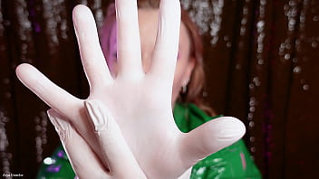 Preview 3 of Three Gamer - FREE video: compilation of GLOVES FETISH ASMR clips by Arya Grander