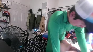 Preview 3 of Muslim Xvideos Com - Amputee Boy Jerks off in Spandex Suit &amp_ Cums