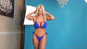 Preview 2 of Katrens Kaot Xxx Video - Busty Blonde Brittany Andrews Masturbates And Rubs Her Rack!