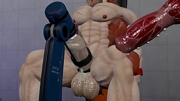 Preview 3 of Hunted Xxx Fuscked Video - Furry Superhero Milking
