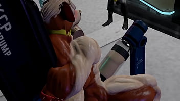 Preview 1 of Hunted Xxx Fuscked Video - Furry Superhero Milking