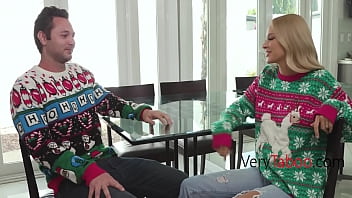 Preview 2 of Bos Bic Cook - In The Spirit Of Christmas With Stepdaughter- Emma Hix