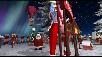 Preview 2 of Blue Ye - Merry Futanari Christmas
