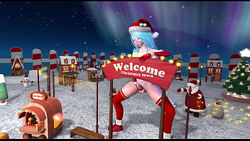 Preview 3 of Blue Ye - Merry Futanari Christmas