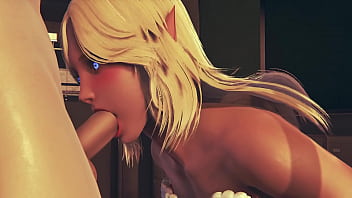 Preview 2 of Thor Fuck Hela - Sexy elf girl make blowjob and handjob- wish you a Merry Christmas with massive cumshot on her face