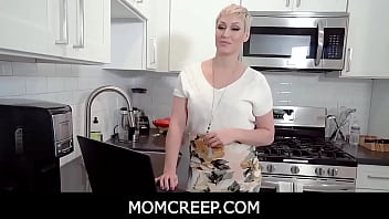 Preview 1 of Ww Asxxx - MomCreep - Big Tits Blonde MILF Stepmom Bent Over Sink Fucked By stepson