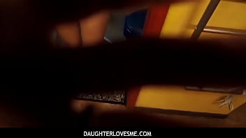 Preview 1 of Xxxlp Com - Brunette hot Stepdaughter teen Zoey Laine slammed hard by her Stepdaddy