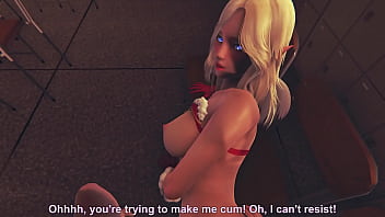 Preview 4 of Skpe Teen - Sexy elf girl christmas sex with massive cumshot 3d animation porn